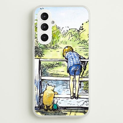 Winnie & Christopher Robin  - Disney Phone Case for Galaxy S23FE