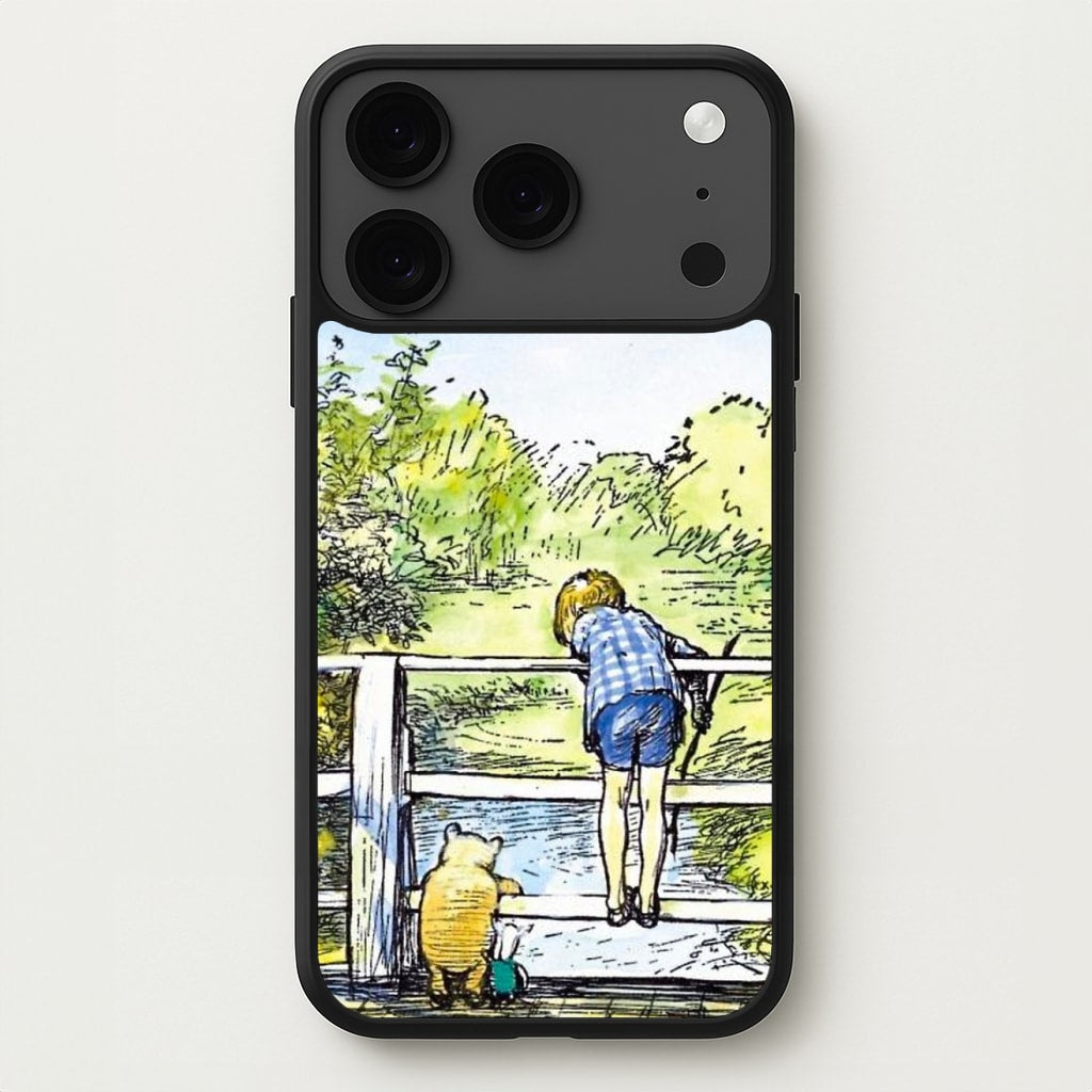 Winnie & Christopher Robin Phone Case for iPhone 17 Pro