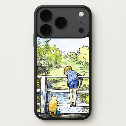 Winnie & Christopher Robin Phone Case for iPhone 17 Pro