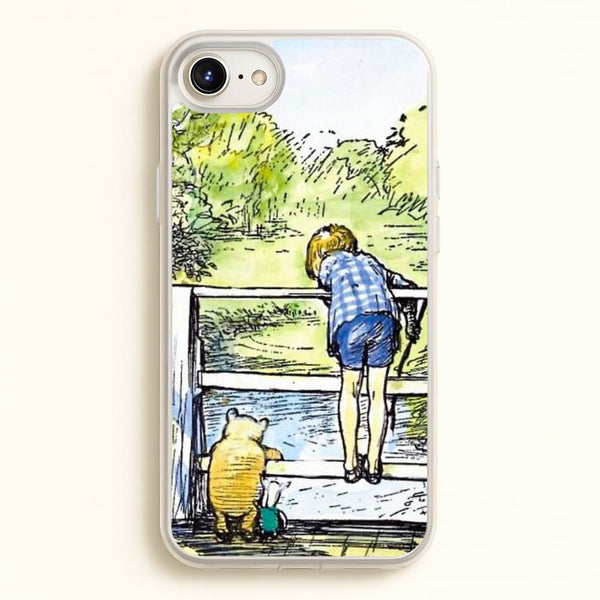 Winnie & Christopher Robin  - Disney Phone Case for iPhone 6 Plus / 7 Plus / 8 Plus