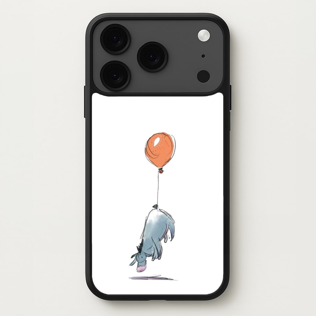 Donkey And His Balloon Phone Case