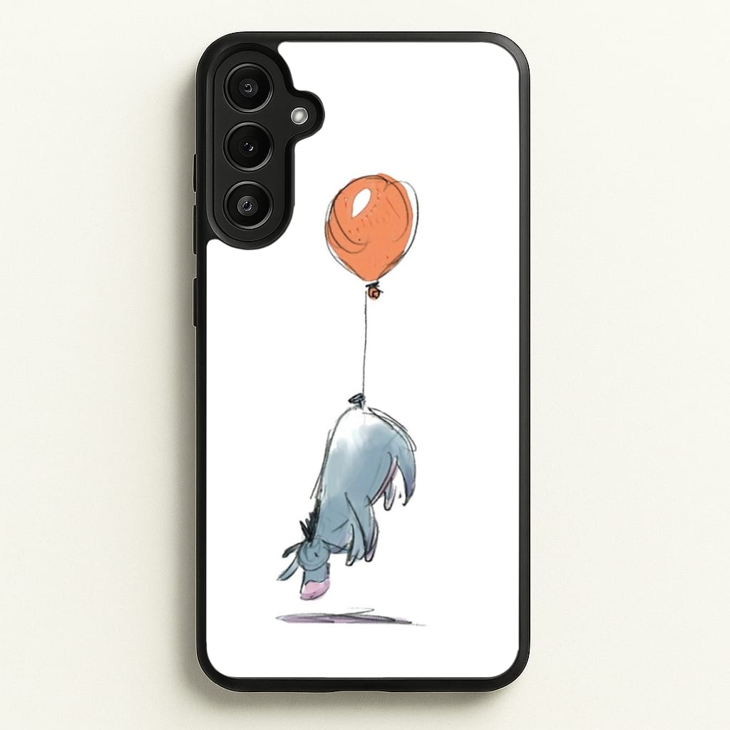 Donkey And His Balloon  - Disney Phone Case for Galaxy A34