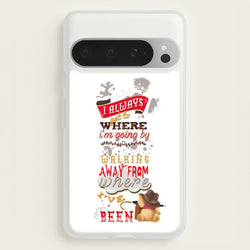 I Always Get Where I'm Going - Winnie Quote  - Disney Phone Case for Google Pixel 9 Pro XL