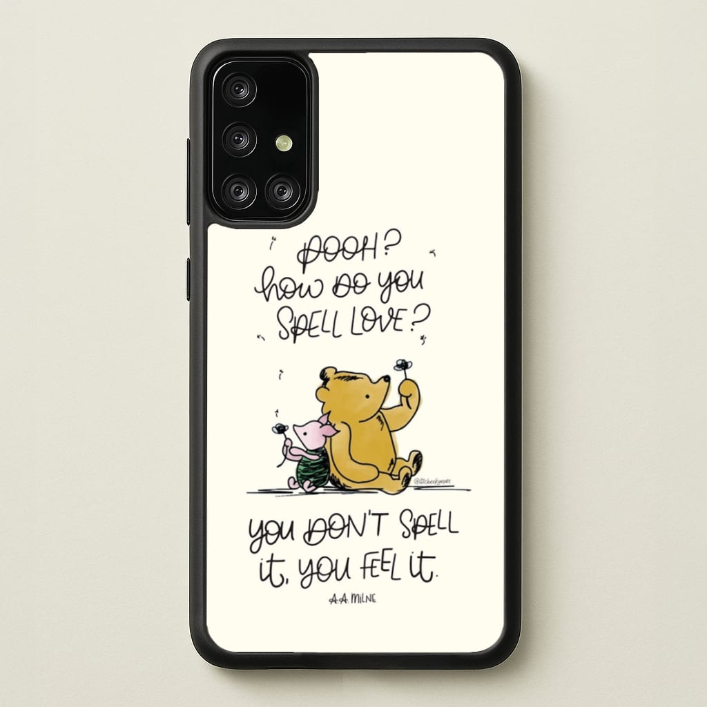 A Tale Of Love - Winnie  - Disney Phone Case for Galaxy A71