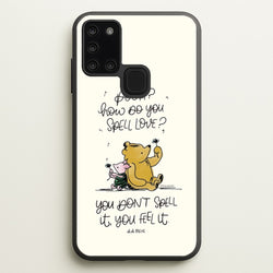 A Tale Of Love - Winnie  - Disney Phone Case for Galaxy A21s