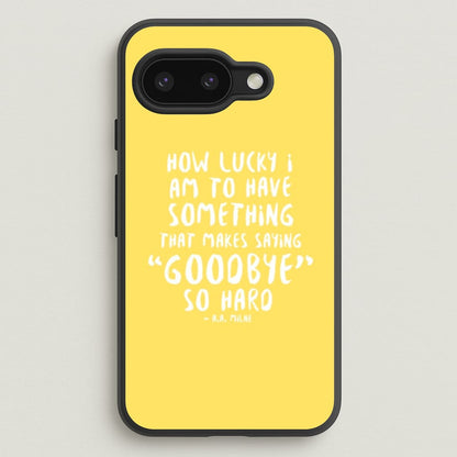 How Lucky I Am - Winnie  - Disney Phone Case for Google Pixel 9a