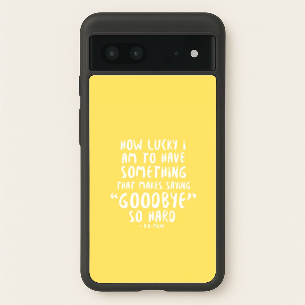 How Lucky I Am - Winnie  - Disney Phone Case for Google Pixel 7