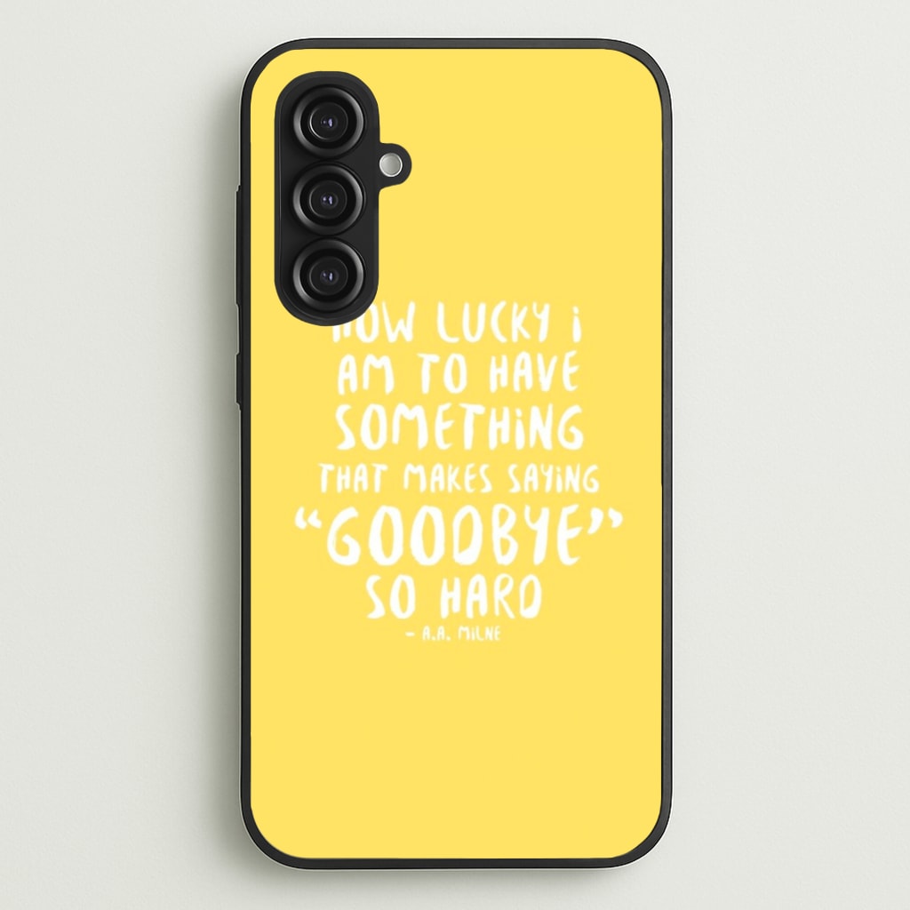 How Lucky I Am - Winnie  - Disney Phone Case for Galaxy S23FE