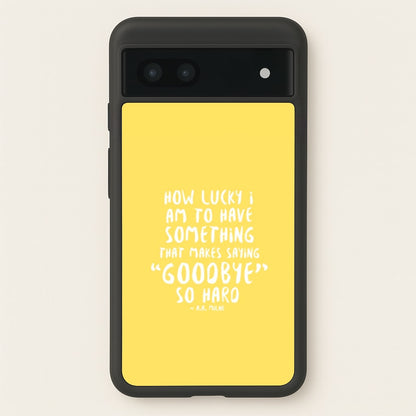 How Lucky I Am - Winnie  - Disney Phone Case for Google Pixel 7a