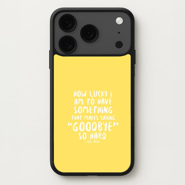 How Lucky I Am - Winnie Phone Case for iPhone 17 Pro Max