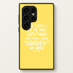 How Lucky I Am - Winnie  - Disney Phone Case for Galaxy S24 Ultra