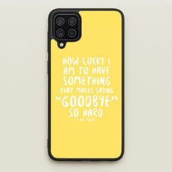 How Lucky I Am - Winnie  - Disney Phone Case for Galaxy A12