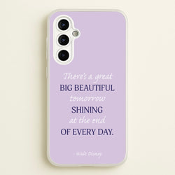 Great Big Beautiful Tomorrow  - Disney Phone Case for Galaxy A54