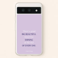 Great Big Beautiful Tomorrow  - Disney Phone Case for Google Pixel 8a