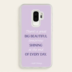Great Big Beautiful Tomorrow  - Disney Phone Case for Galaxy S9 Plus