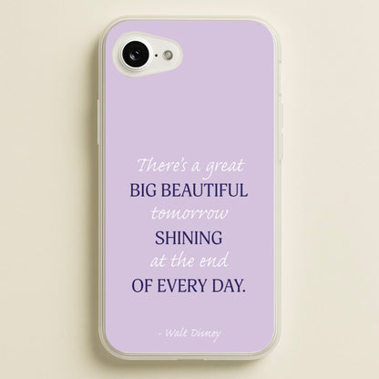 Great Big Beautiful Tomorrow  - Disney Phone Case for iPhone 16e