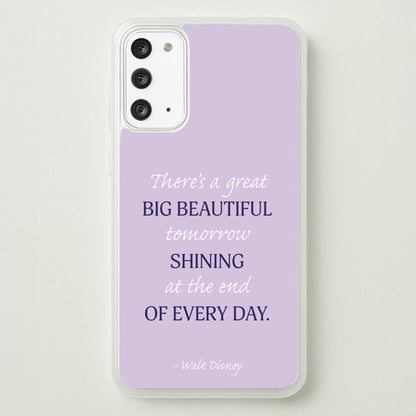 Great Big Beautiful Tomorrow  - Disney Phone Case for Galaxy Note 20
