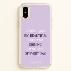 Great Big Beautiful Tomorrow  - Disney Phone Case for iPhone X / XS