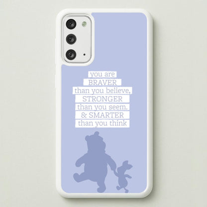 Braver, Stronger, Smarter  - Disney Phone Case for Galaxy Note 20