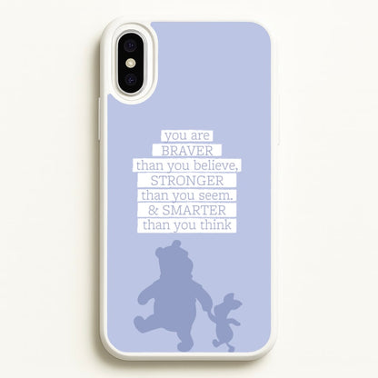 Braver, Stronger, Smarter  - Disney Phone Case for iPhone XS Max