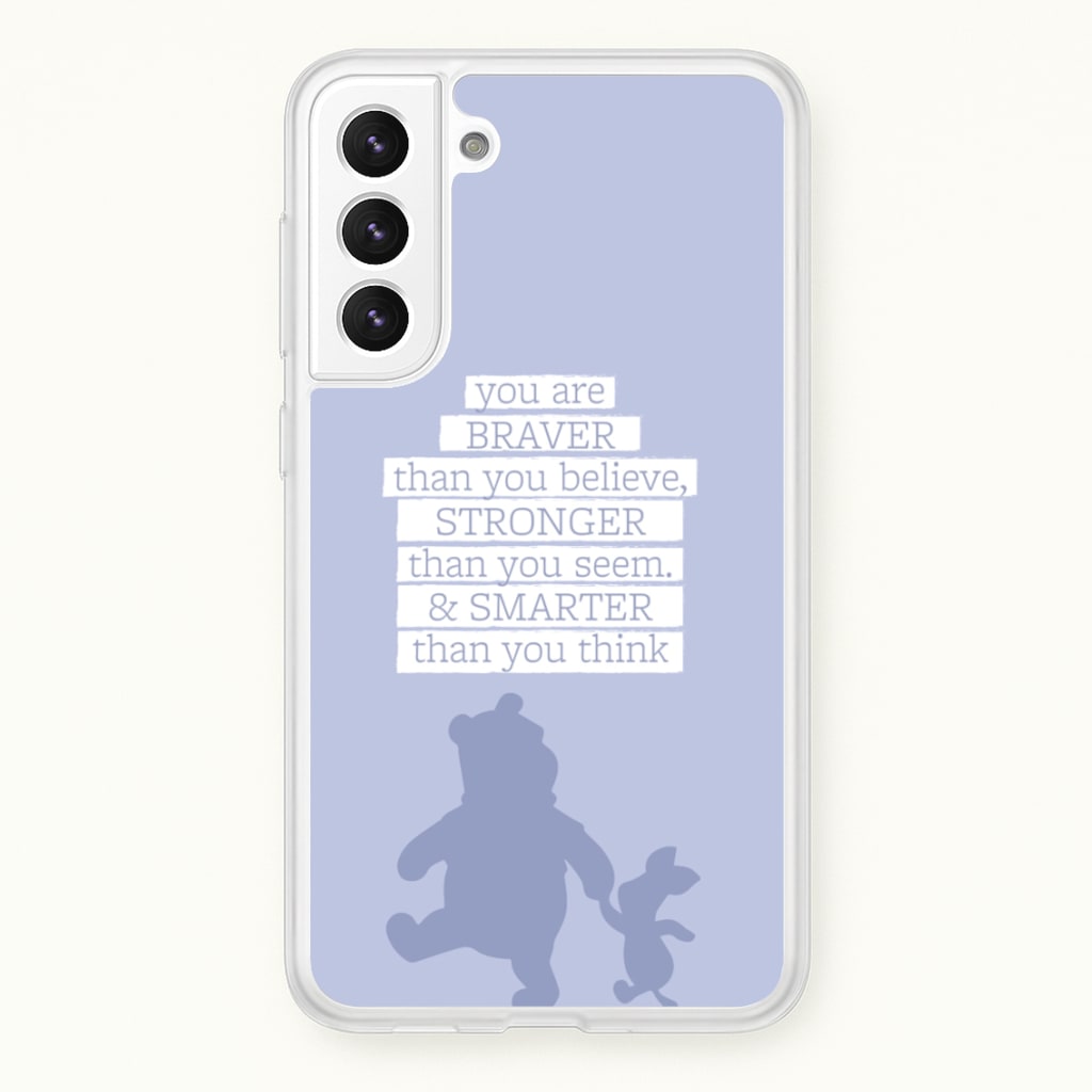 Braver, Stronger, Smarter  - Disney Phone Case for Galaxy S22 Plus