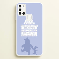 Braver, Stronger, Smarter  - Disney Phone Case for Galaxy A21s