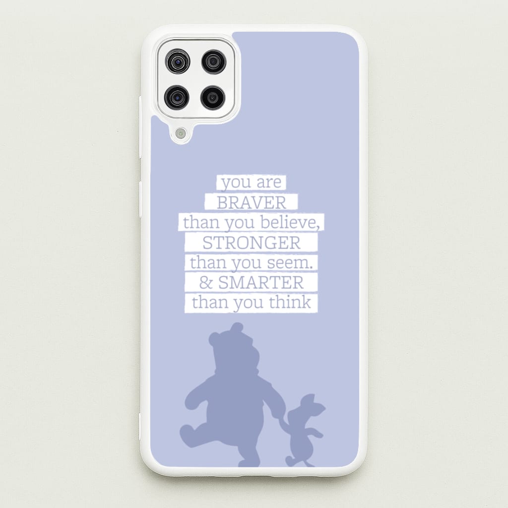 Braver, Stronger, Smarter  - Disney Phone Case for Galaxy A12