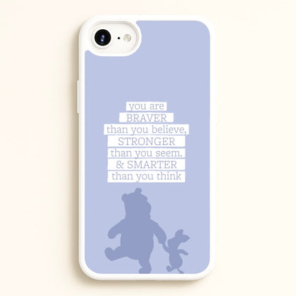 Braver, Stronger, Smarter  - Disney Phone Case for iPhone 6 / 7 / 8 / SE