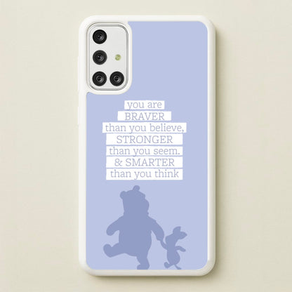 Braver, Stronger, Smarter  - Disney Phone Case for Galaxy A71