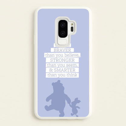 Braver, Stronger, Smarter  - Disney Phone Case for Galaxy S9 Plus