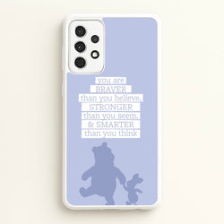 Braver, Stronger, Smarter  - Disney Phone Case for Galaxy A52 / A52s