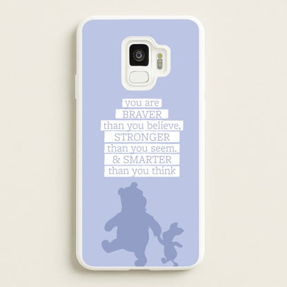 Braver, Stronger, Smarter  - Disney Phone Case for Galaxy S9
