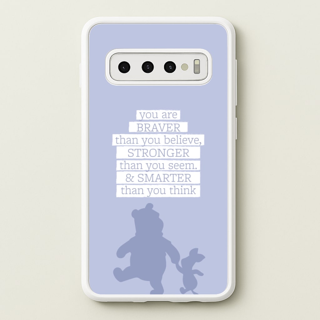 Braver, Stronger, Smarter  - Disney Phone Case for Galaxy S10 Plus