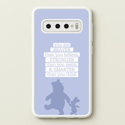 Braver, Stronger, Smarter  - Disney Phone Case for Galaxy S10 Plus