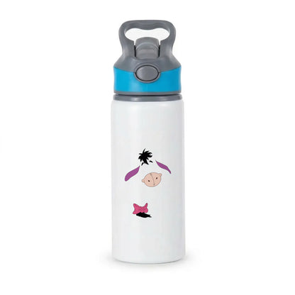 Faceless Donkey Active Water Bottle - Blue