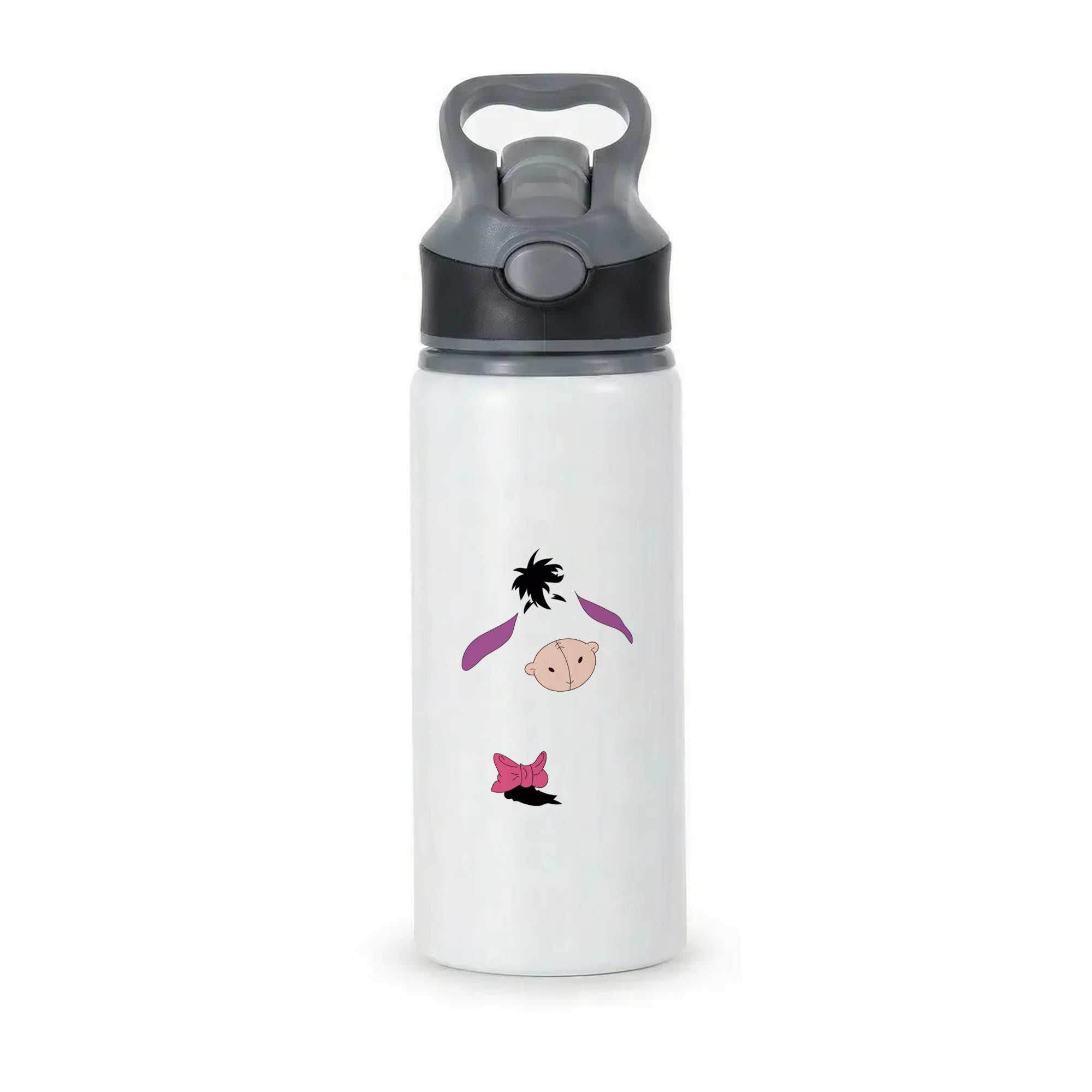 Faceless Donkey Active Water Bottle - Black