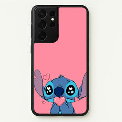Cute Alien Blue  - Disney Phone Case for Galaxy S21 Ultra