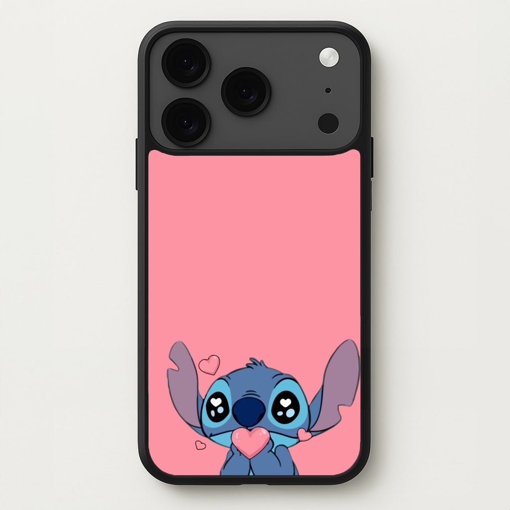 Cute Alien Blue Phone Case for iPhone 17 Pro