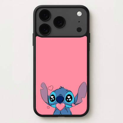 Cute Alien Blue Phone Case for iPhone 17 Pro