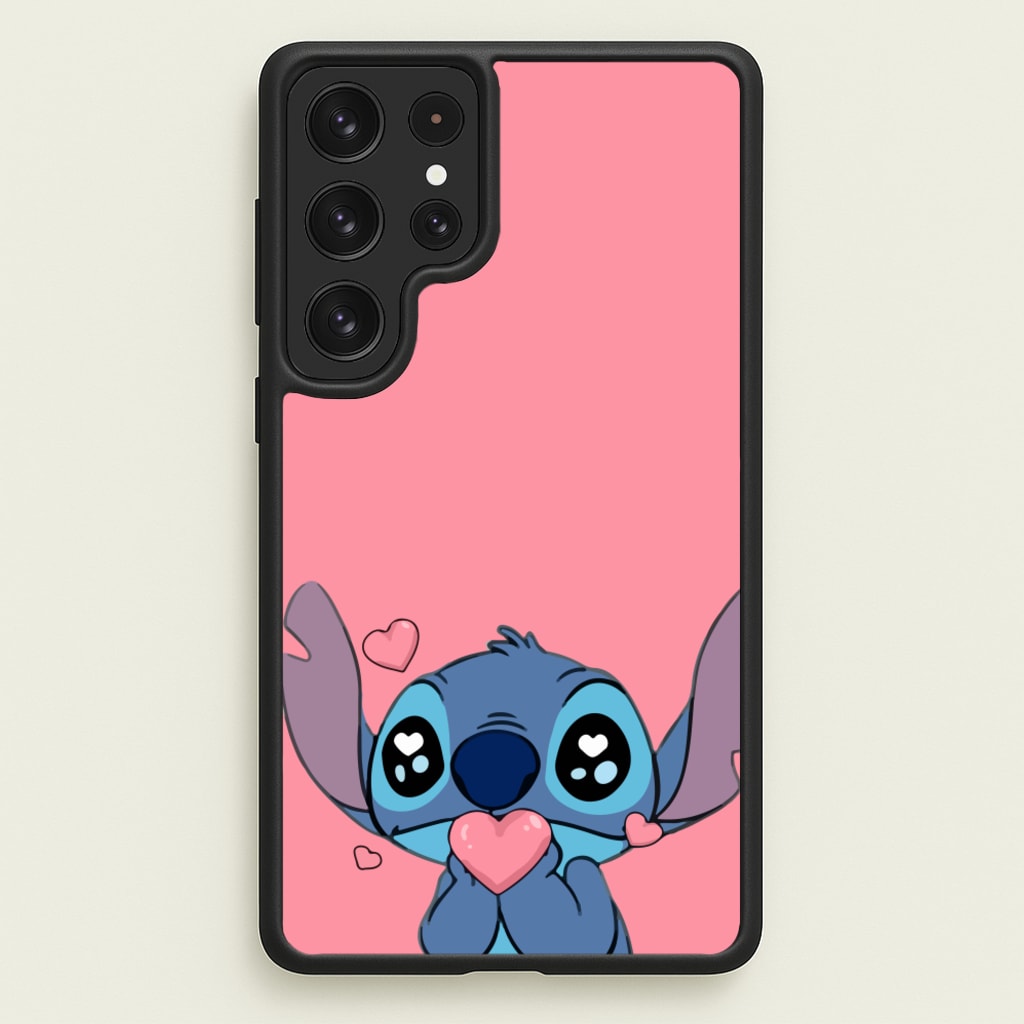 Cute Alien Blue  - Disney Phone Case for Galaxy S22 Ultra