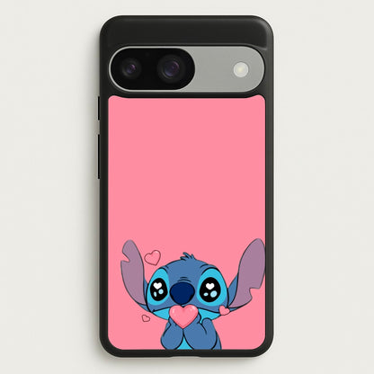 Cute Alien Blue  - Disney Phone Case for Google Pixel 9 / 9 Pro