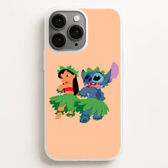Lilo And Alien Blue Hoola Phone Case