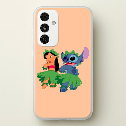 Lilo And Alien Blue Hoola  -  Phone Case for Galaxy A55