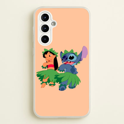 Lilo And Alien Blue Hoola  -  Phone Case for Galaxy A54