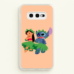Lilo And Alien Blue Hoola  -  Phone Case for Galaxy S10e