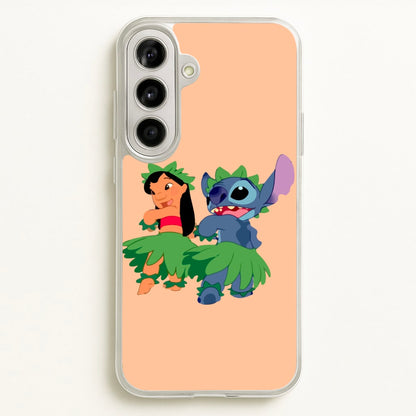 Lilo And Alien Blue Hoola  -  Phone Case for Galaxy A56