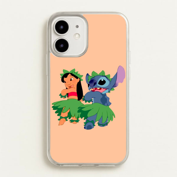 Lilo And Alien Blue Hoola  -  Phone Case for iPhone 12 / 12 Pro