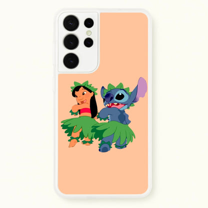 Lilo And Alien Blue Hoola  -  Phone Case for Galaxy S21 Ultra