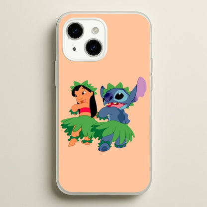 Lilo And Alien Blue Hoola  -  Phone Case for iPhone 14 Plus