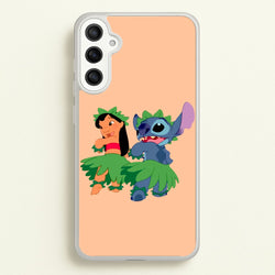 Lilo And Alien Blue Hoola  -  Phone Case for Galaxy A36